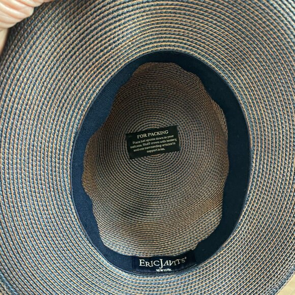 Eric Javits Black and Brown Woven Hat - Picture 5 of 5